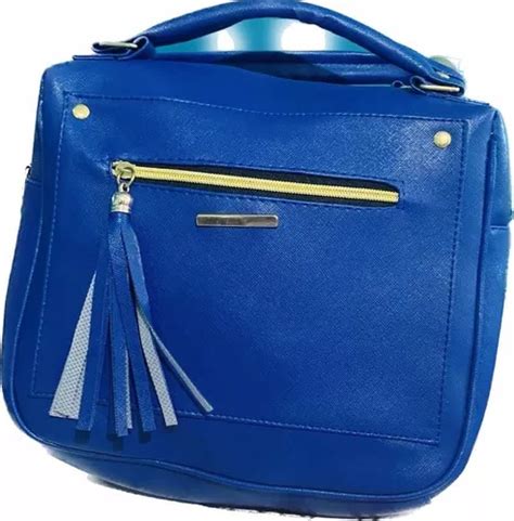 Bolsa azul rey .